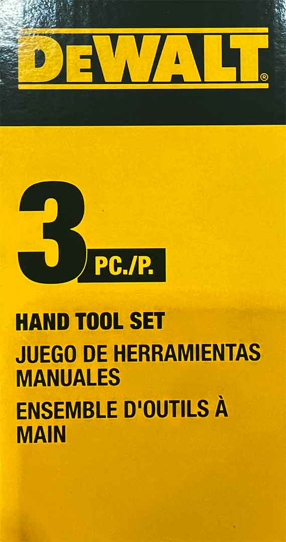 Dewalt 3 Piece Set | Trowel, Transplater and weeder tool set