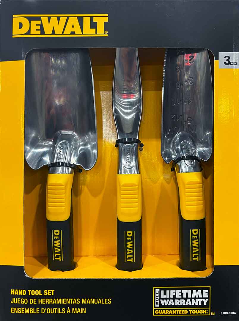 Rewswet Tools Dewalt 3 Piece Set | Trowel, Transplater and weeder tool set – Austral Shop