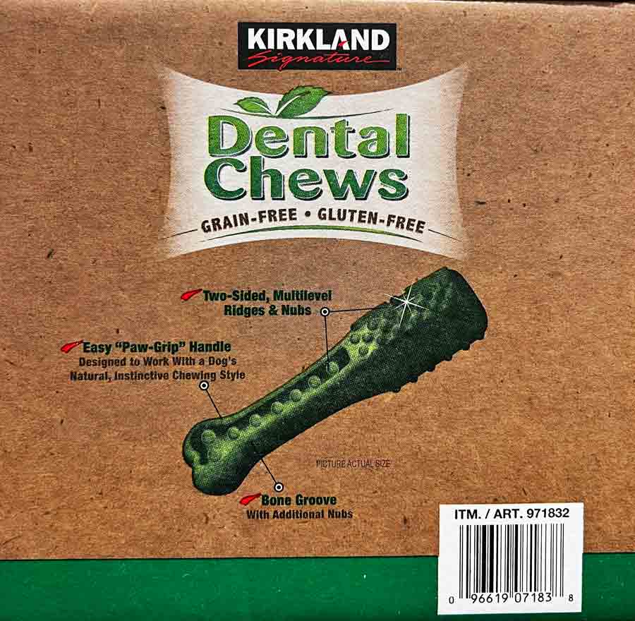 Kirkland Signature Dental Chews, 72 Dog Treats