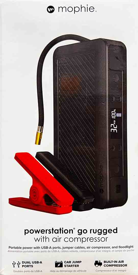 Mophie Powerstation Go Rugged Jump Starter and Air Compressor