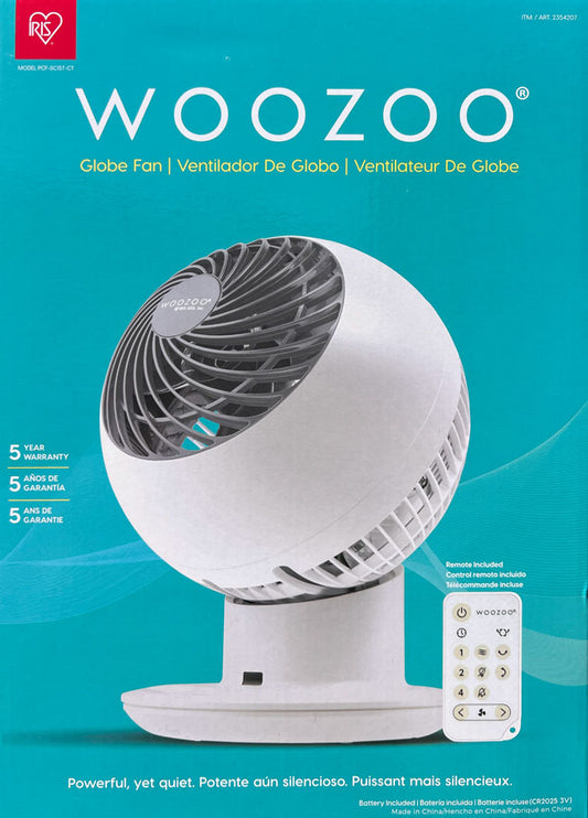 Woozoo Air Circulator, A Globe Fan from IRIS USA, Inc.