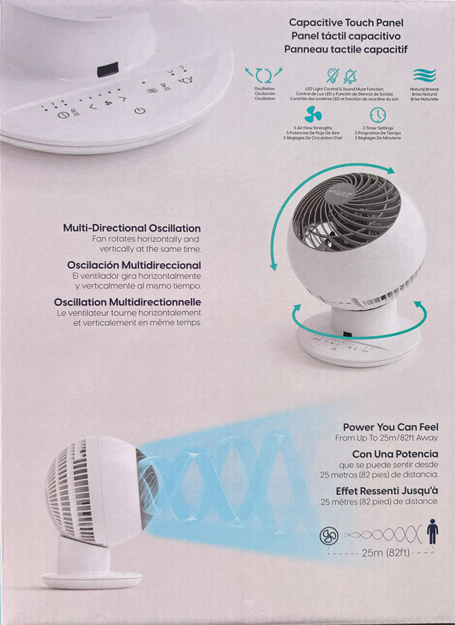 Woozoo Air Circulator, A Globe Fan from IRIS USA, Inc.